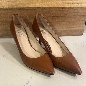 Cole Haan Elegant Brown Leather Pumps